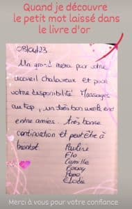 Lire la suite à propos de l’article Extrait du Livre d’OR